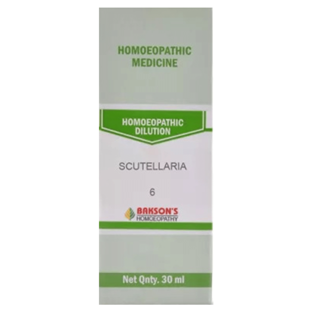 Bakson's Homeopathy Scutellaria Dilution 6 CH