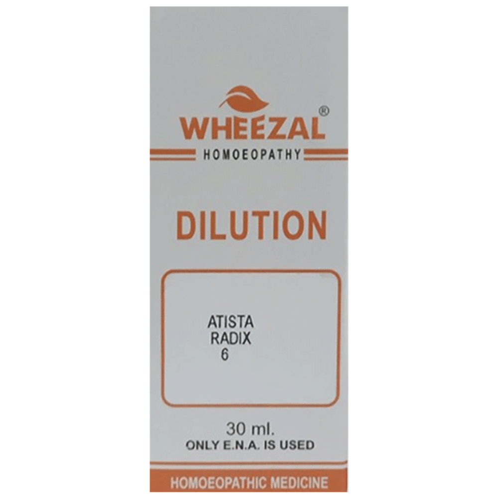 Wheezal Asita Radix Dilution 6