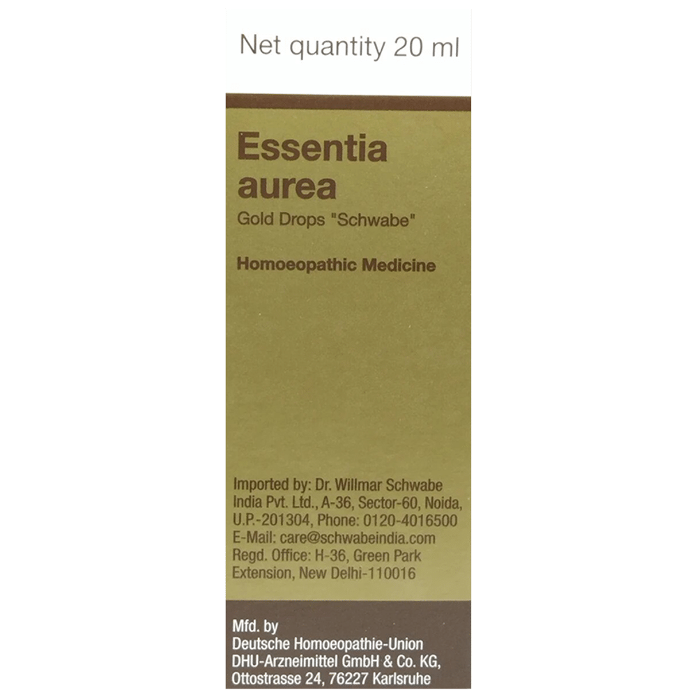 Dr Willmar Schwabe Germany Essentia Aurea Gold Drop