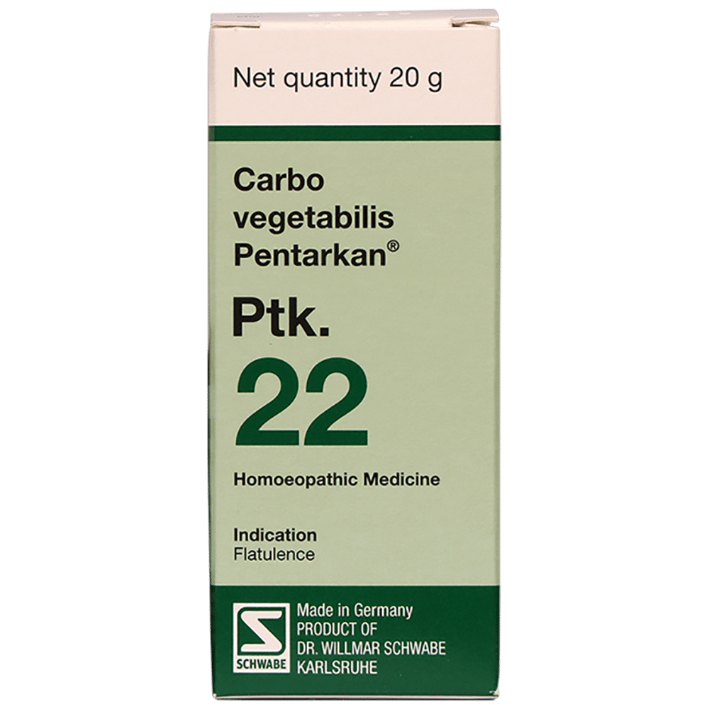 Dr Willmar Schwabe Germany Carbo Vegetabilis Pentarkan Ptk. 22 Tablet