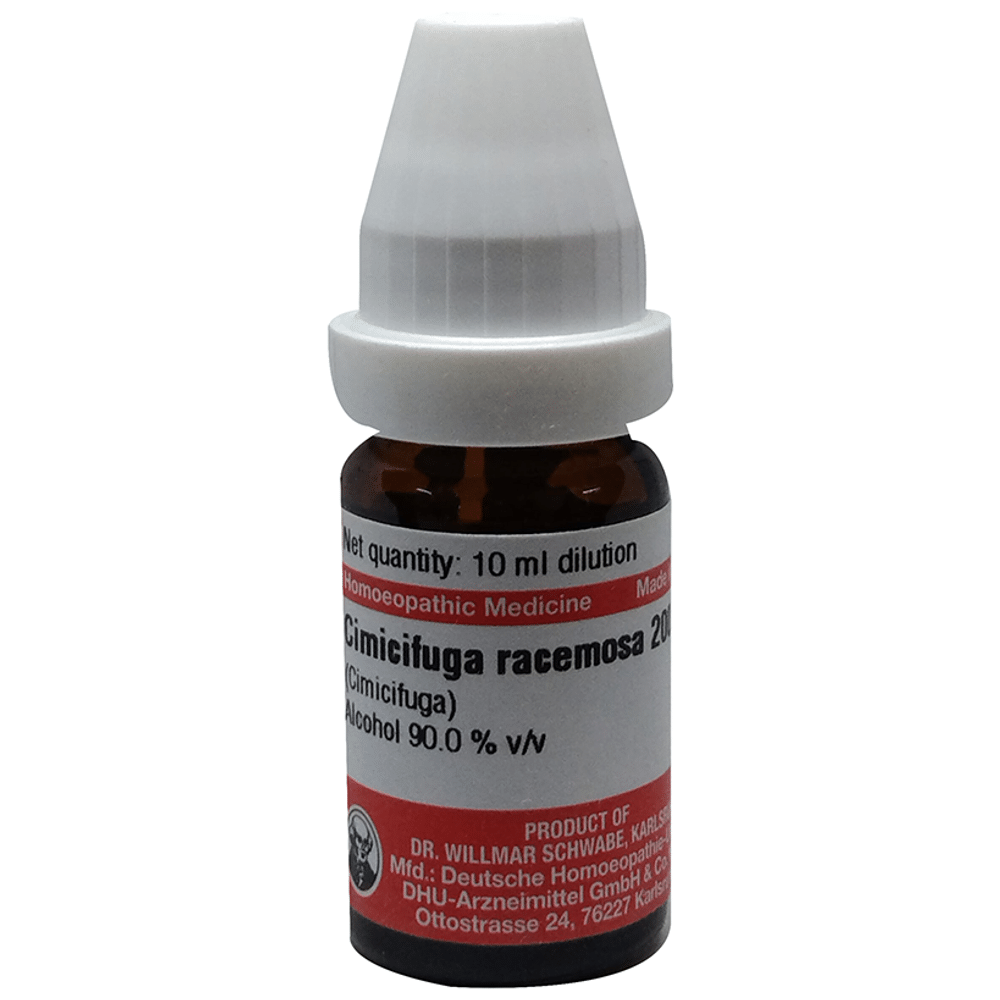 Dr Willmar Schwabe Germany Cimicifuga Racemosa Dilution 200