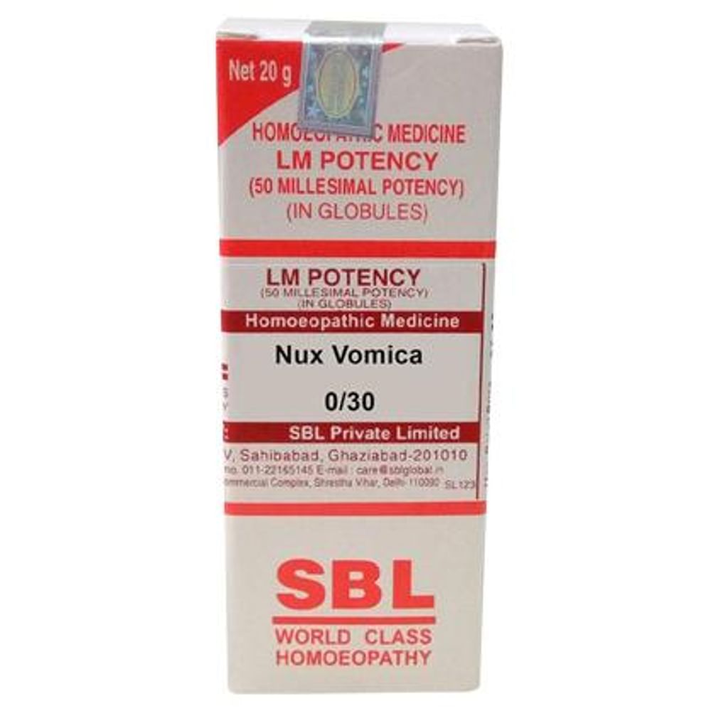 SBL Nux Vomica 0/30 LM