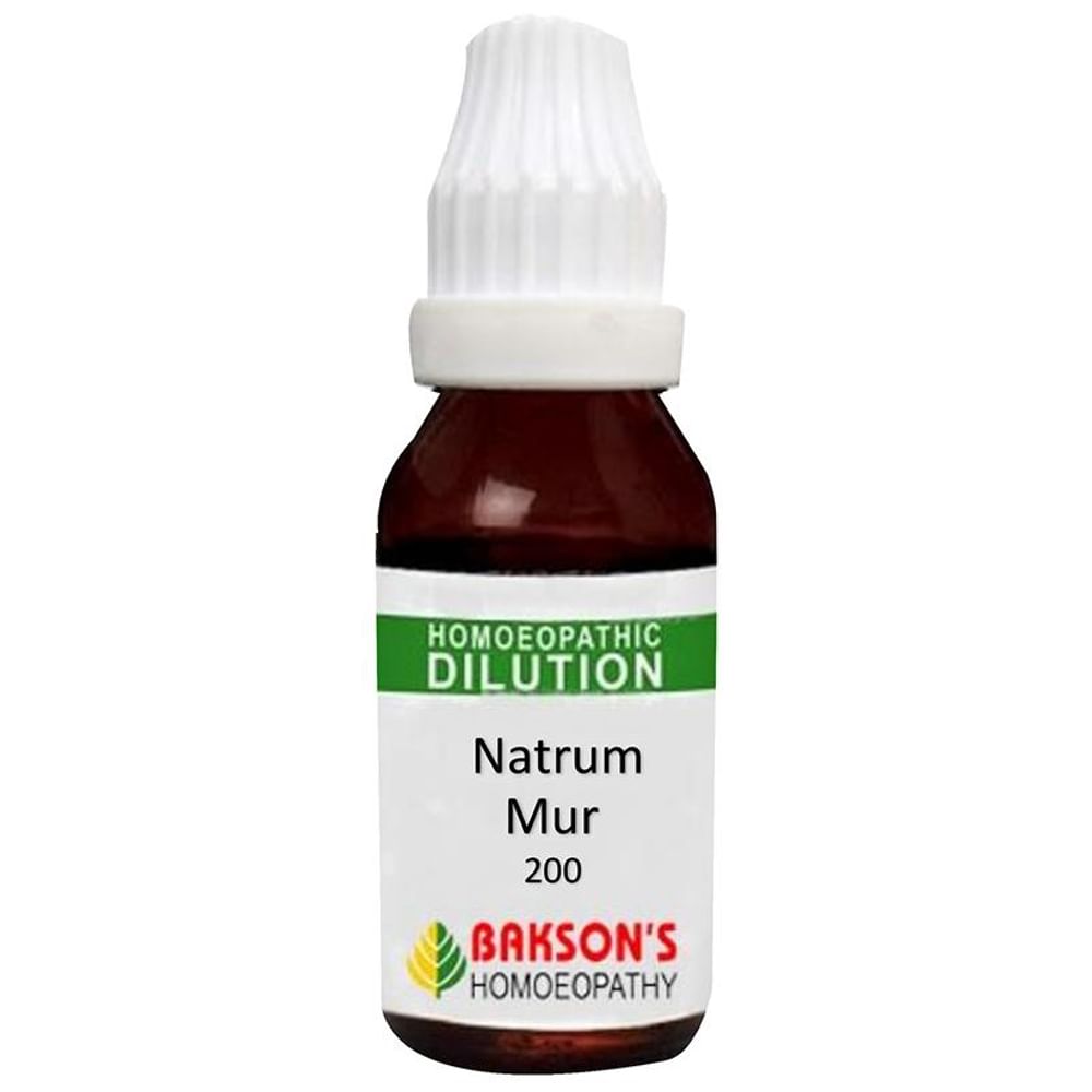 Bakson's Homeopathy Natrum Mur Dilution 200 CH