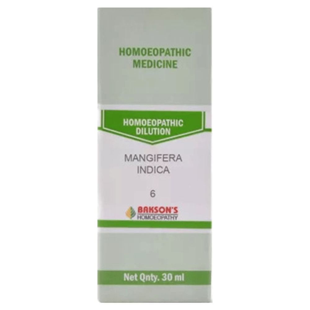 Bakson's Homeopathy Mangifera Indica Dilution 6 CH