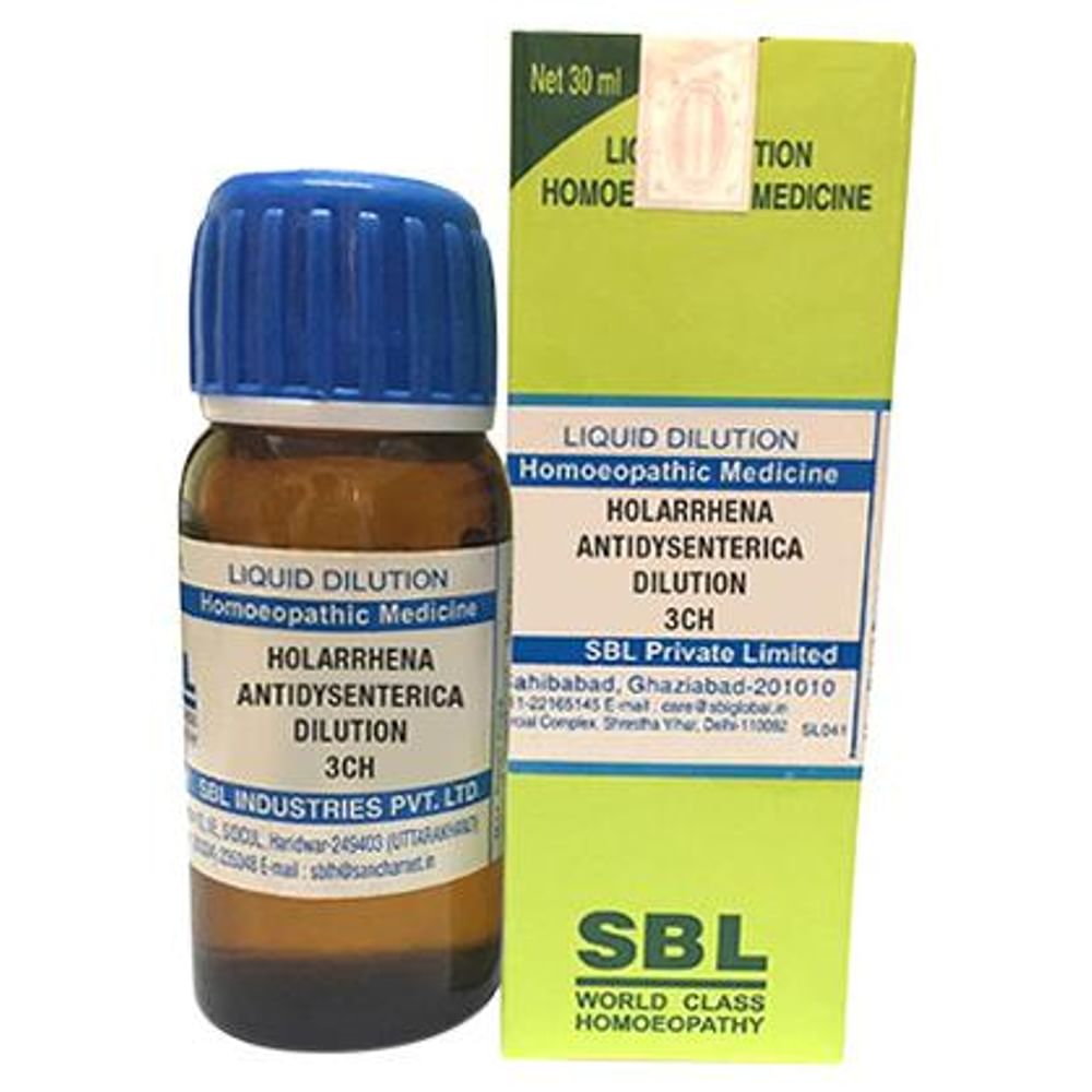 SBL Holarrhena Antidysenterica Dilution 3 CH