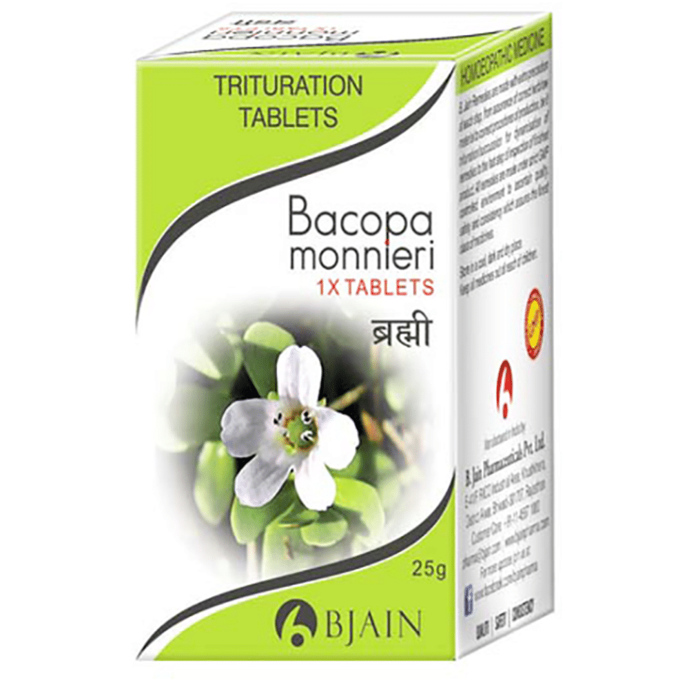 Bjain Bacopa Monnieri Trituration Tablet 1X