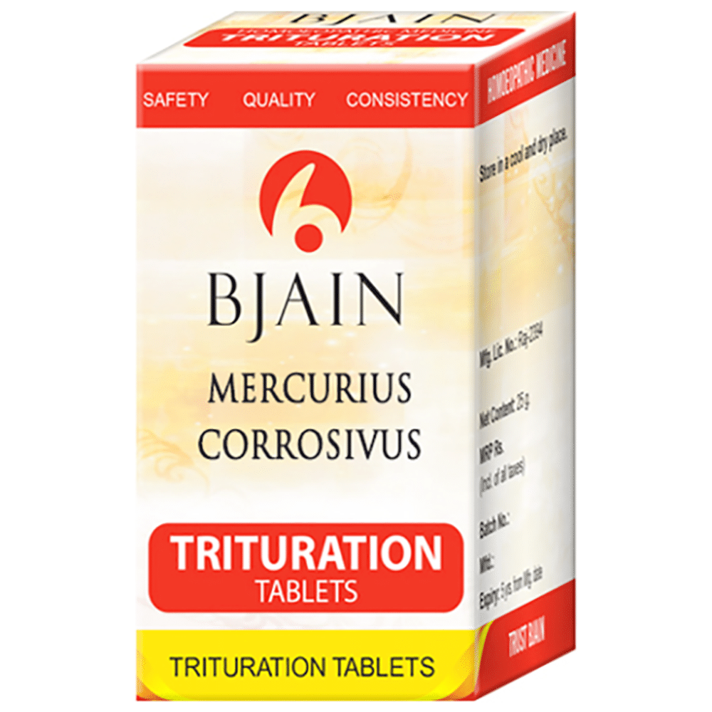 Bjain Mercurius Corrosivus Trituration Tablet 3X