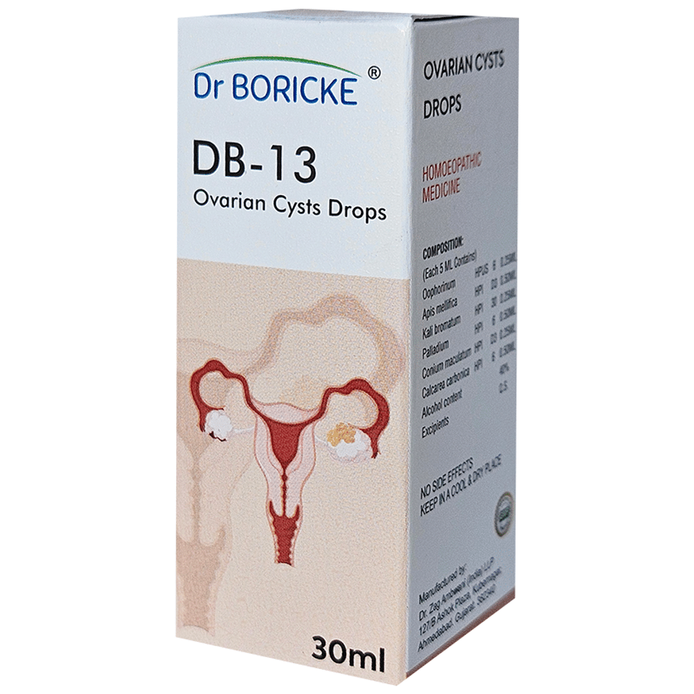 Dr Boricke DB 13 Ovarian Cyst Drop