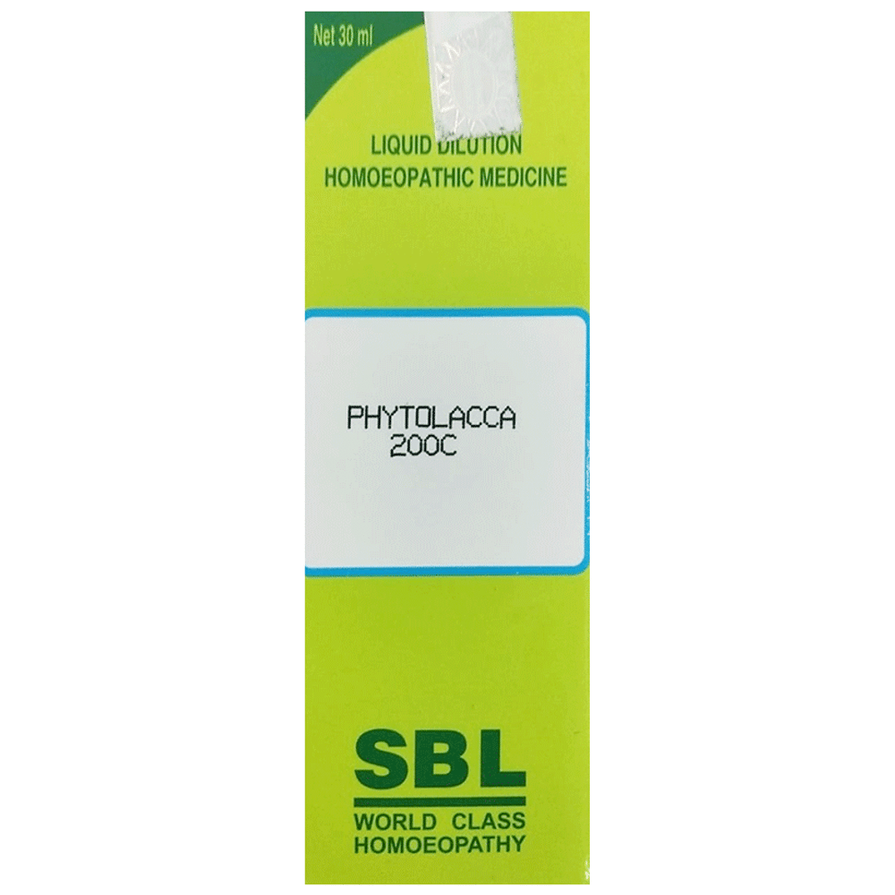 SBL Phytolacca Decandra Dilution 200 CH