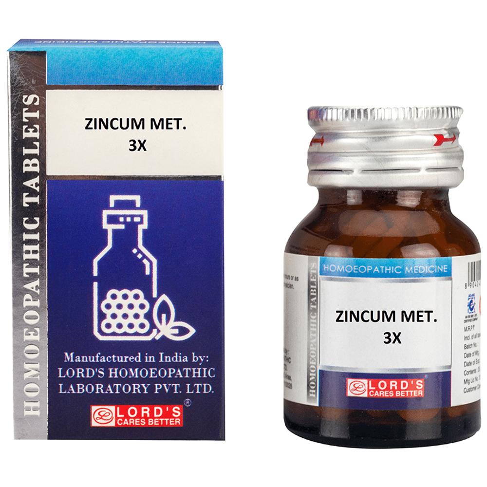 Lord's Zincum Met Trituration Tablet 3X