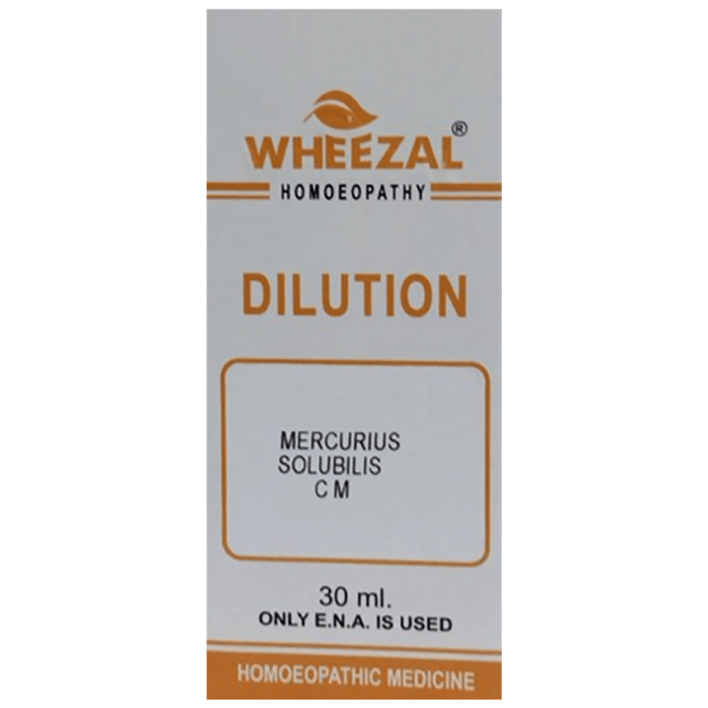 Wheezal Mercurius Solubilis Dilution CM