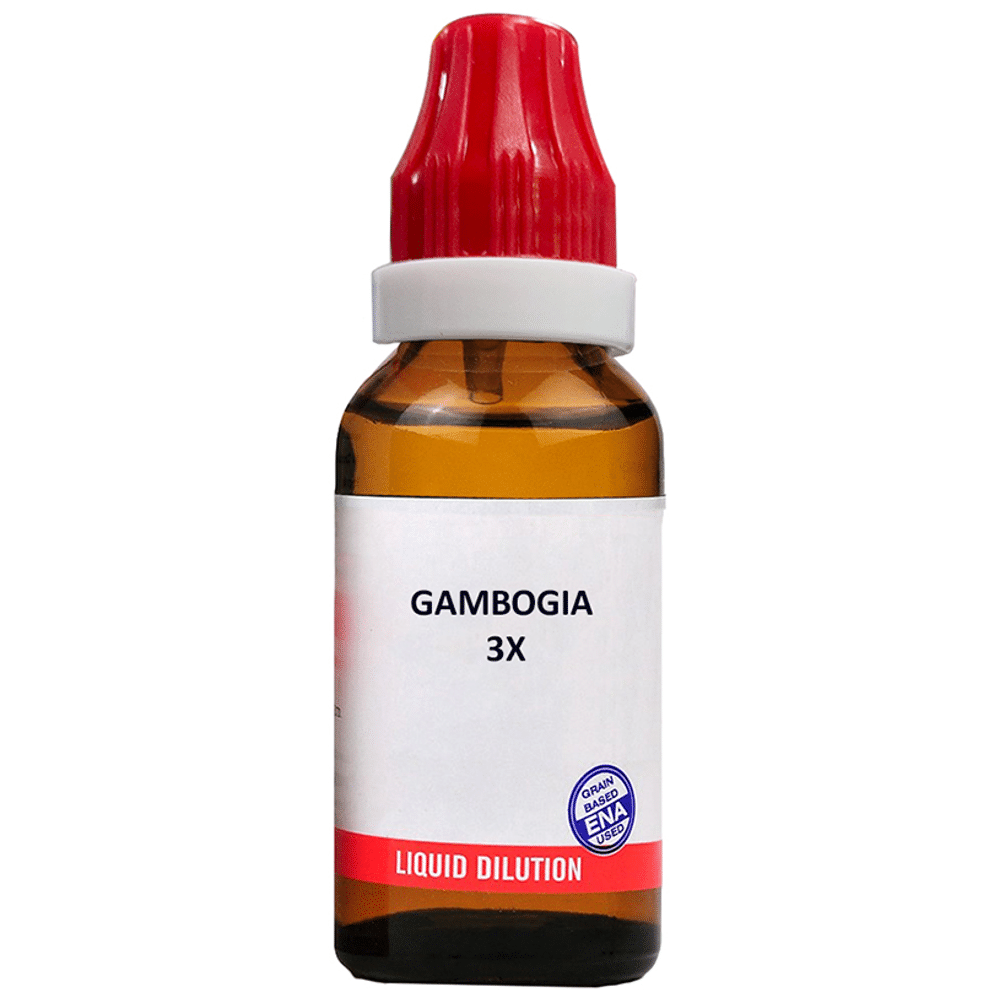 Bjain Gambogia  Dilution 3X