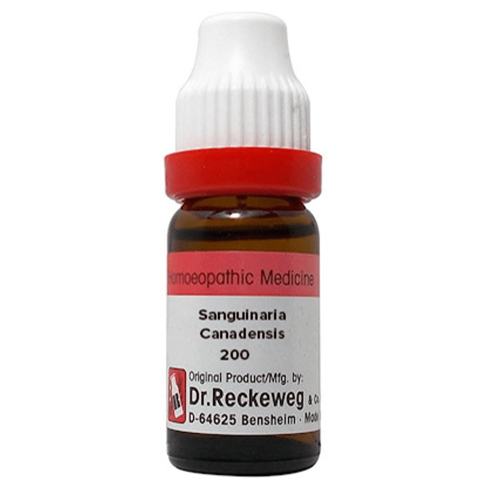 Dr. Reckeweg  Sanguinaria Canadensis Dilution 200 CH