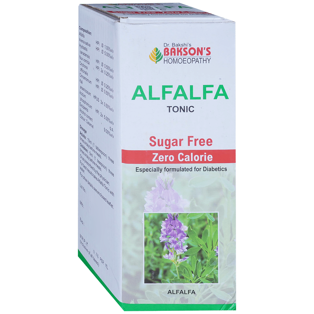 Bakson's Homeopathy Alfalfa Tonic Sugar Free