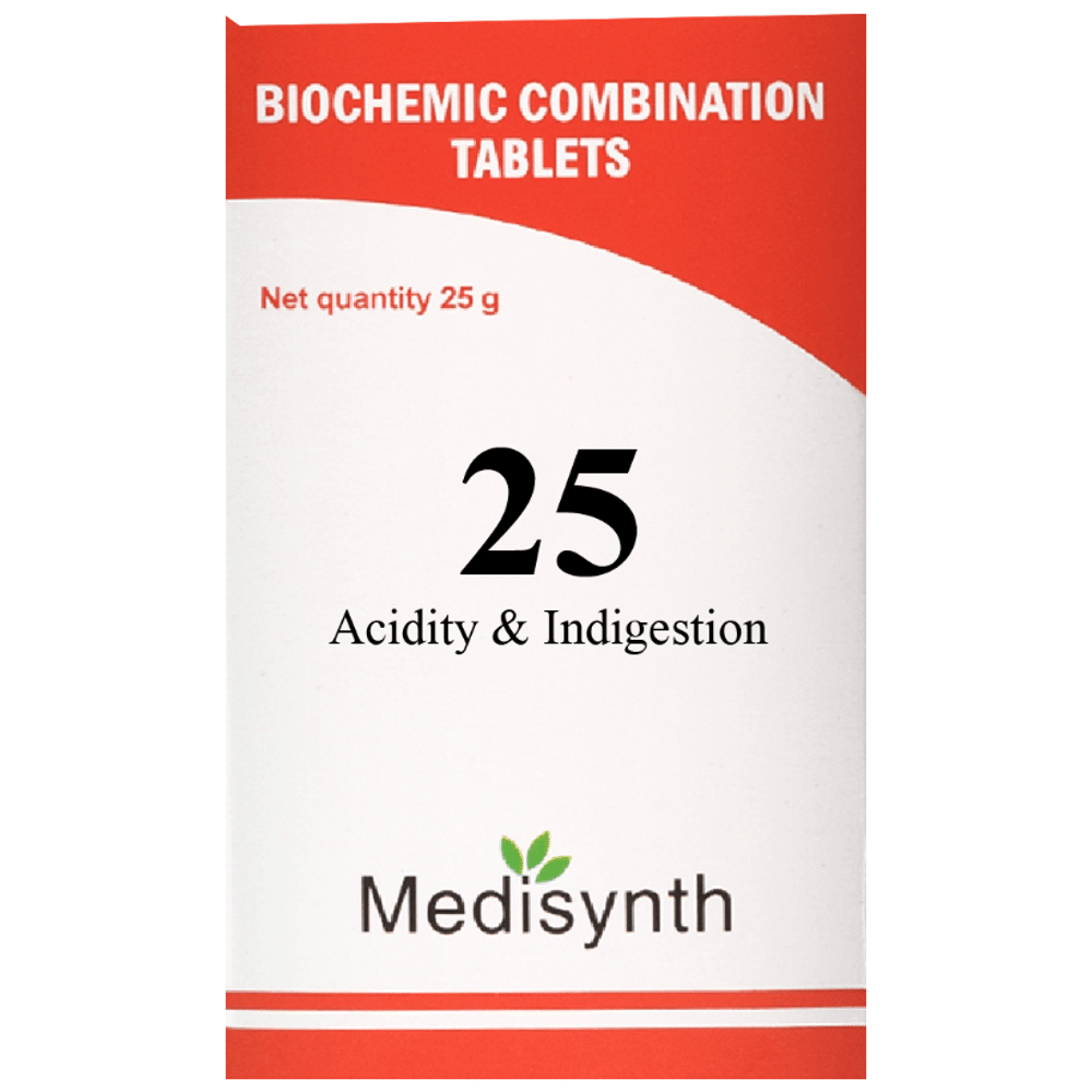 Medisynth Bio-chemic Combination No.25 Acidity & Indigestion