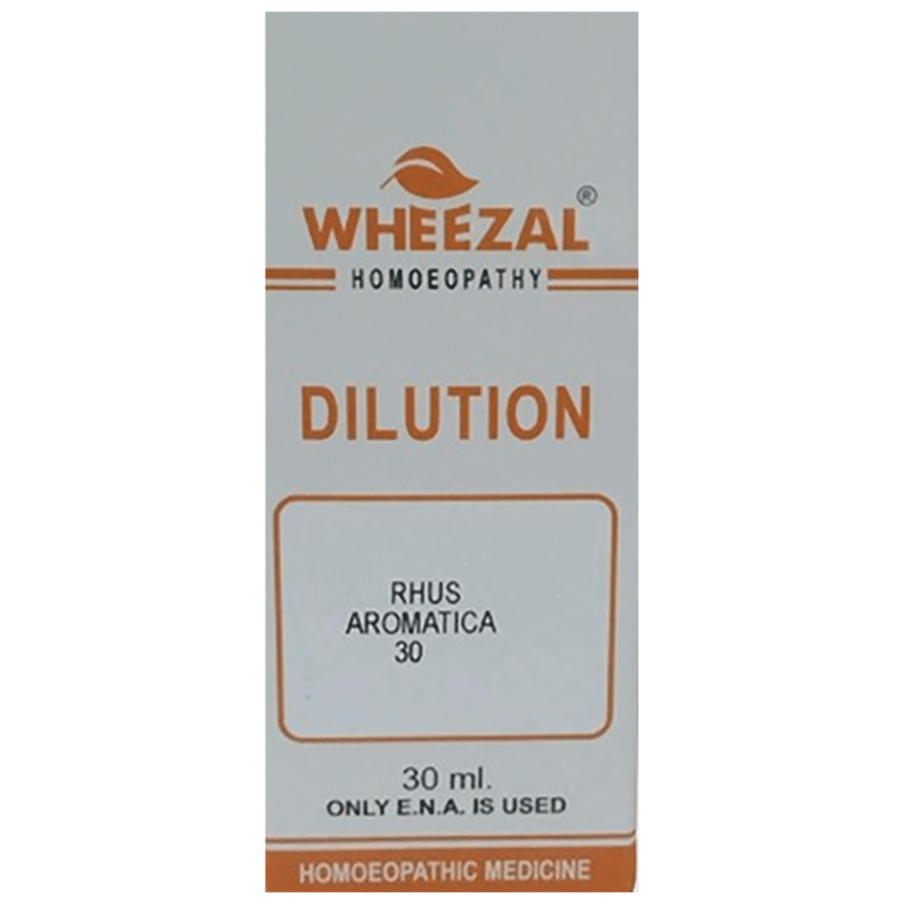 Wheezal Rhus Aromatica Dilution 30