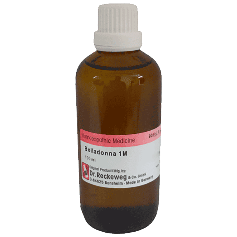 Dr Reckeweg &Co.gmbH Belladonna Dilution  (100ml Each) 1M