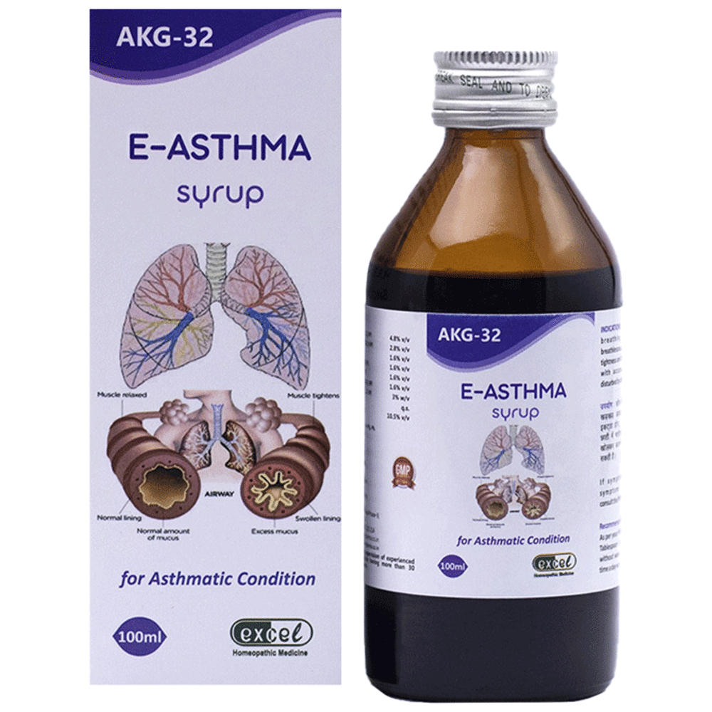 Excel AKG 32 E-Asthma Syrup