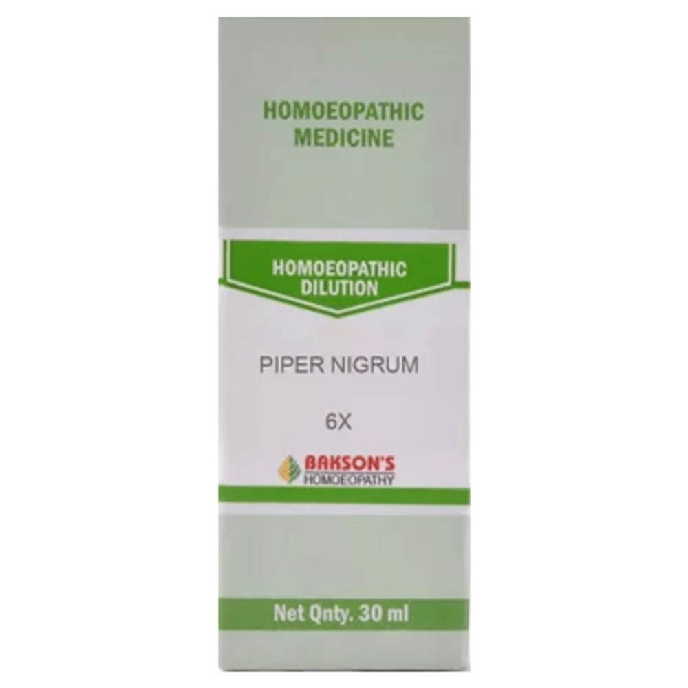 Bakson's Homeopathy  Piper Nigrum Dilution 6X