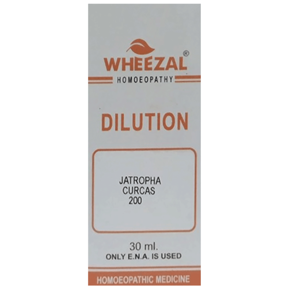 Wheezal Jatropha Curcas Dilution 200