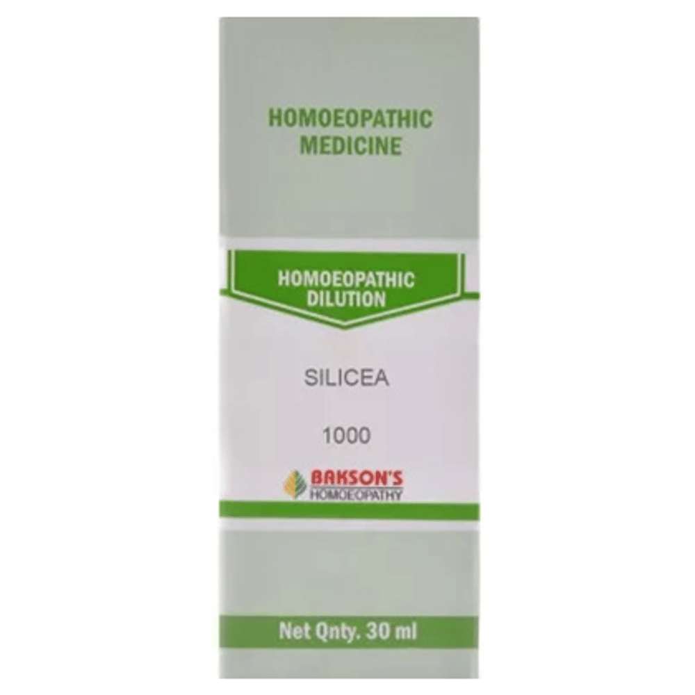 Bakson's Homeopathy Silicea Dilution 1000 CH