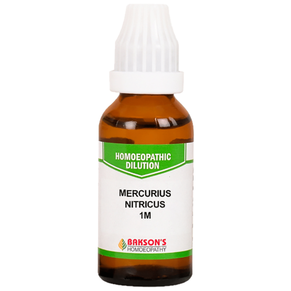 Bakson's Homeopathy Dilution Mercurius Nitricus 1M