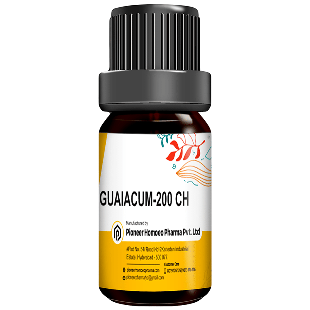 Pioneer Pharma Guaiacum Globules Pellets Multidose Pills 200 CH