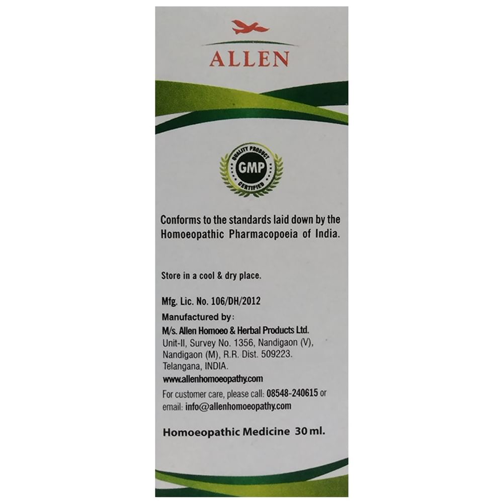 Allen Aspidosperma Mother Tincture Q