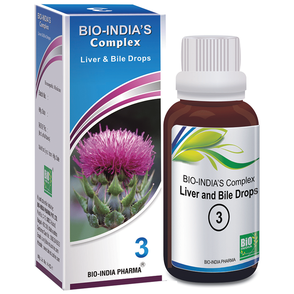 Bio India Complex 3  Liver And Bile Drop