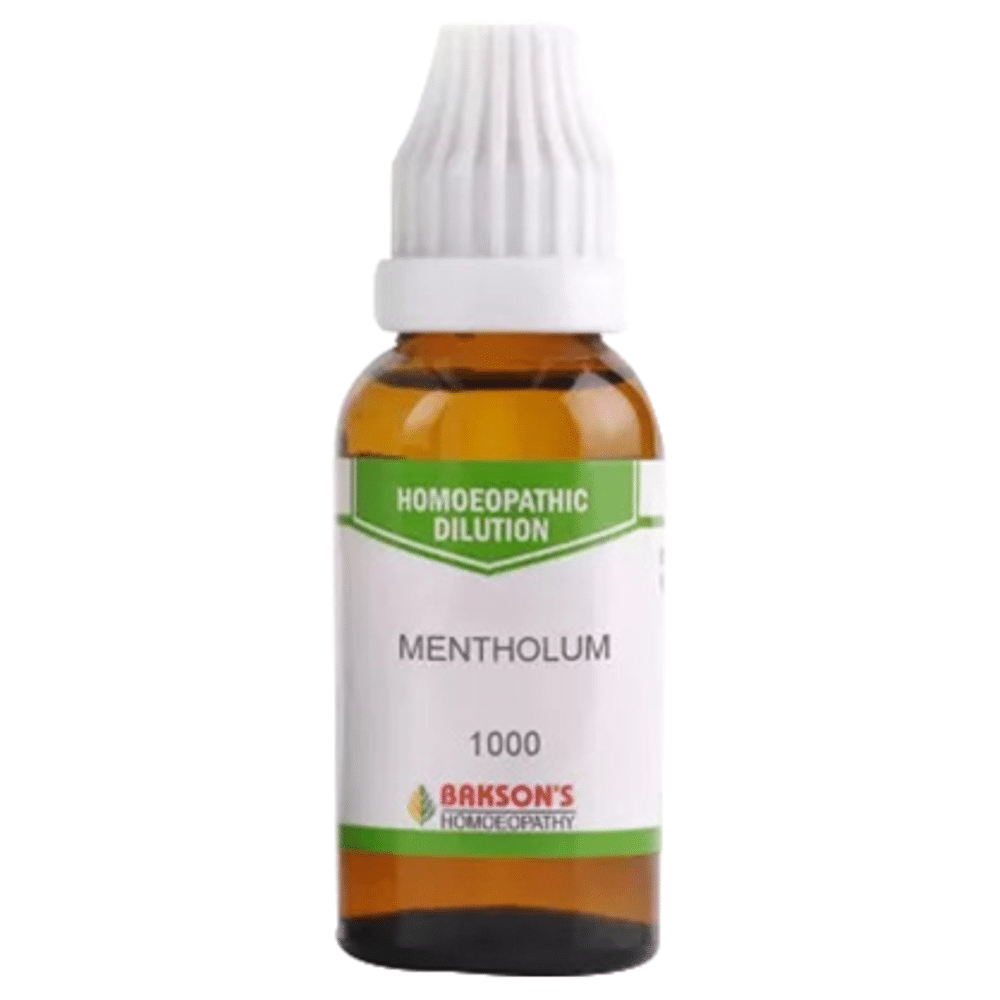 Bakson's Homeopathy Mentholum Dilution 1000 CH