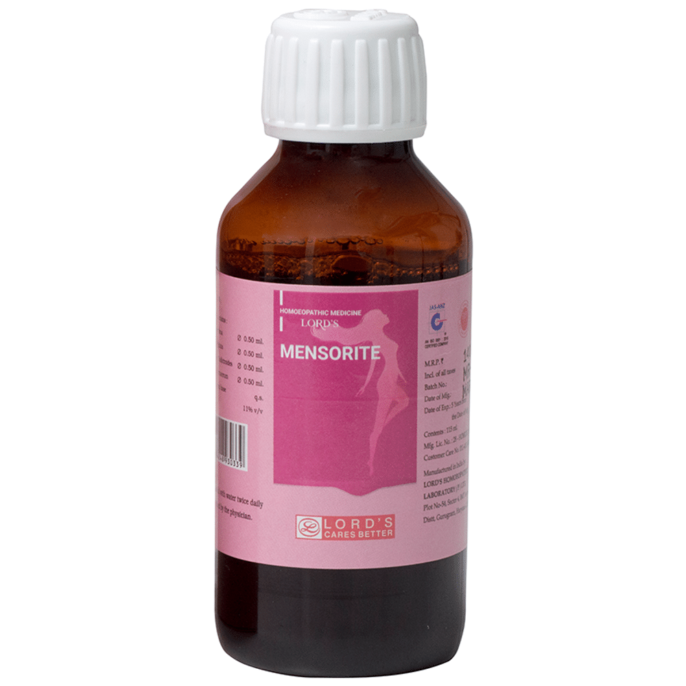 Lord's Mensorite Syrup