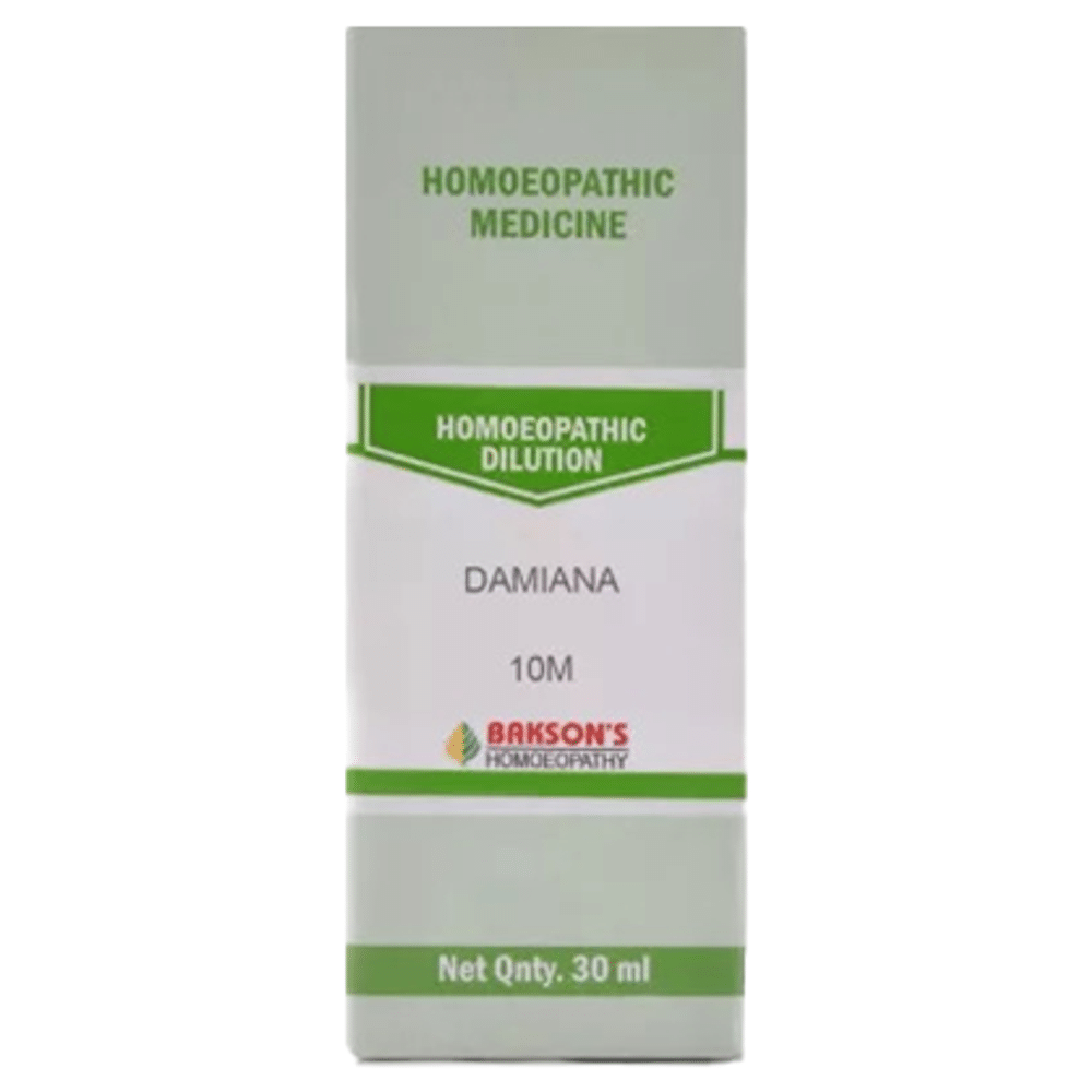 Bakson's Homeopathy Dilution Damiana 10M