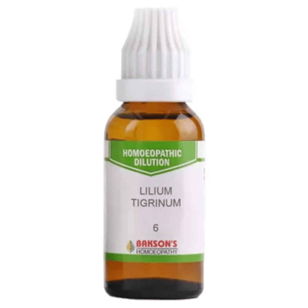 Bakson's Homeopathy Lilium Tigrinum Dilution 6 CH