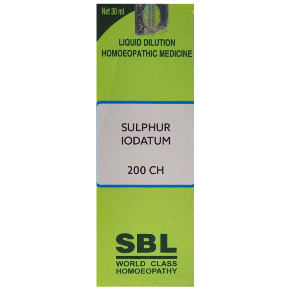 SBL Sulphur Iodatum Dilution 200 CH