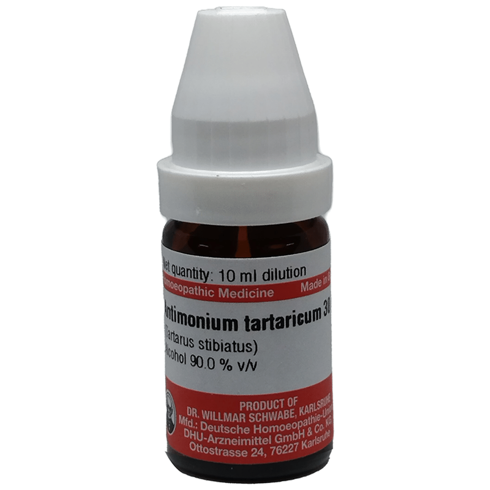 Dr Willmar Schwabe Germany Antimonium Tartaricum Dilution 30