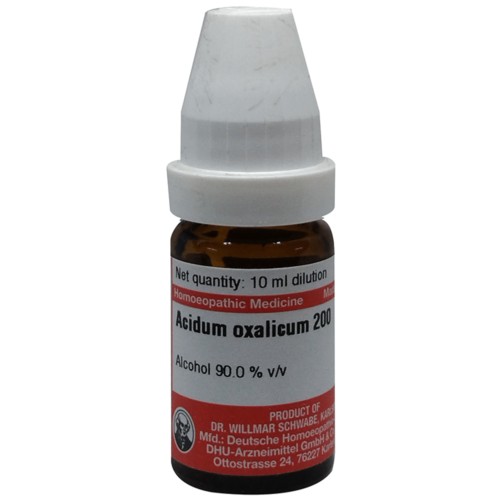 Dr Willmar Schwabe Germany Acidum Oxalicum Dilution 200