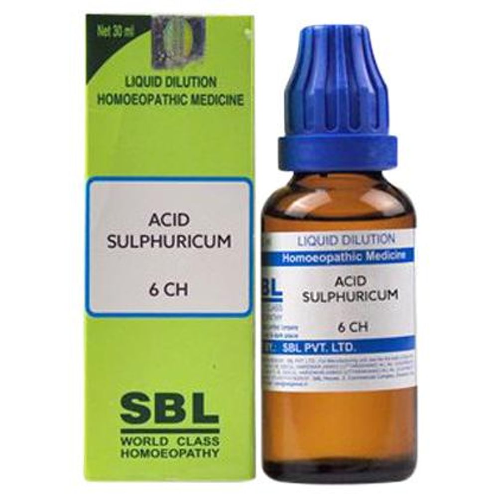 SBL Acid Sulphuricum Dilution 6 CH