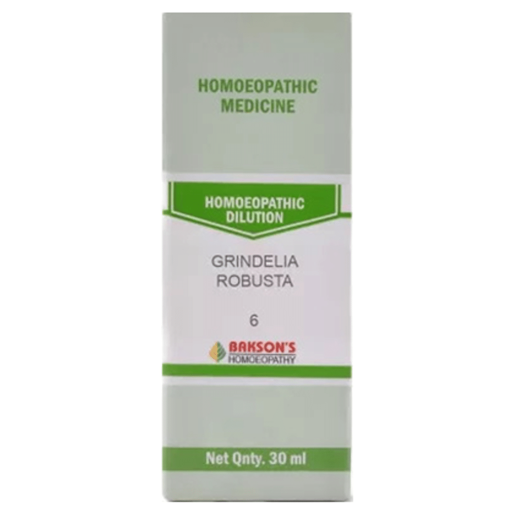 Bakson's Homeopathy Grindelia Robusta Dilution 6 CH