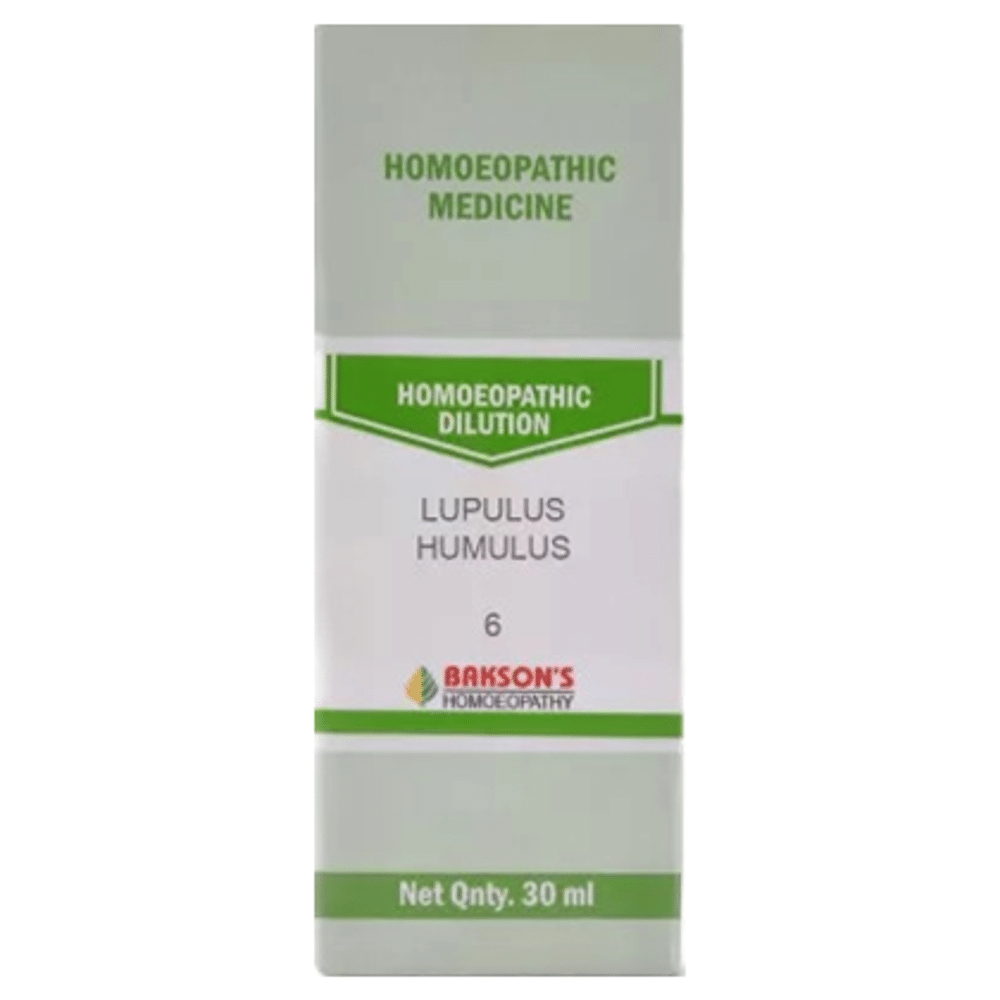 Bakson's Homeopathy Lupulus Humulus Dilution 6 CH