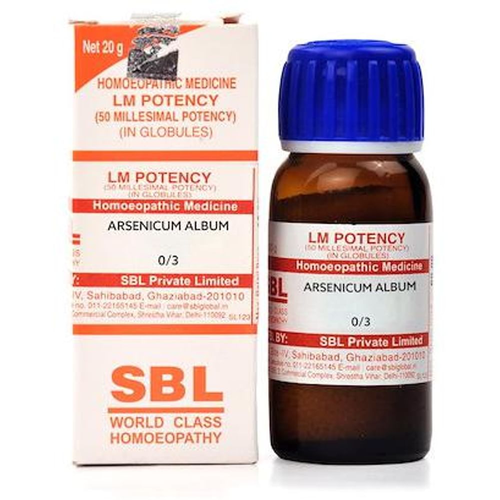 SBL Arsenicum Album 0/3 LM