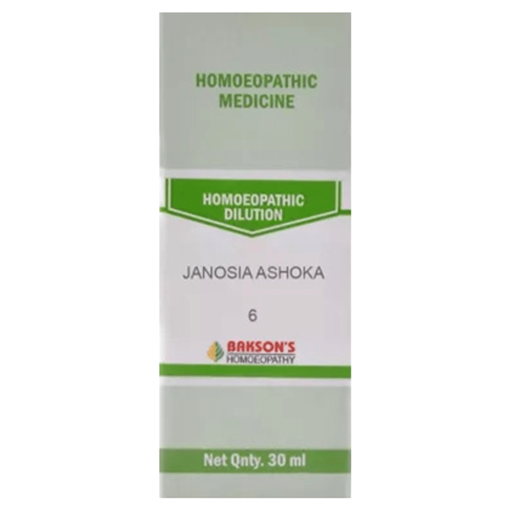 Bakson's Homeopathy Janosia Ashoka Dilution 6 CH