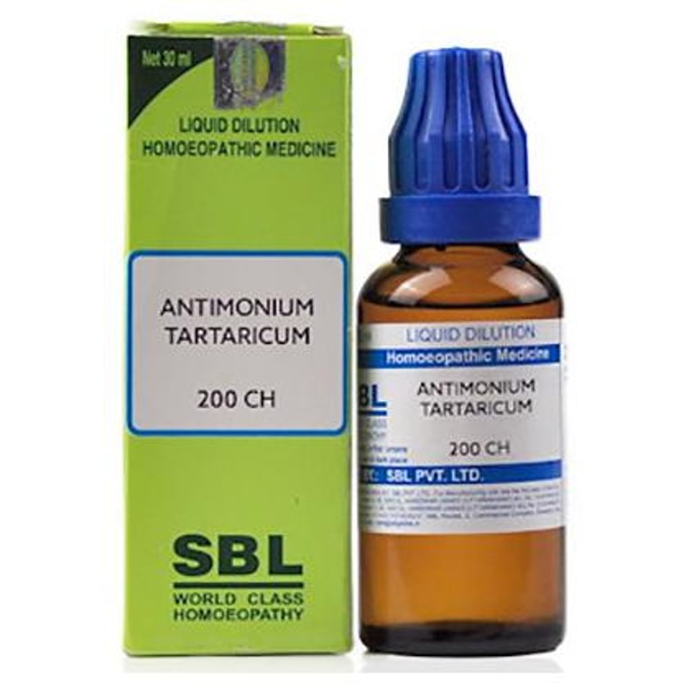 SBL Antimonium Tartaricum Dilution 200 CH