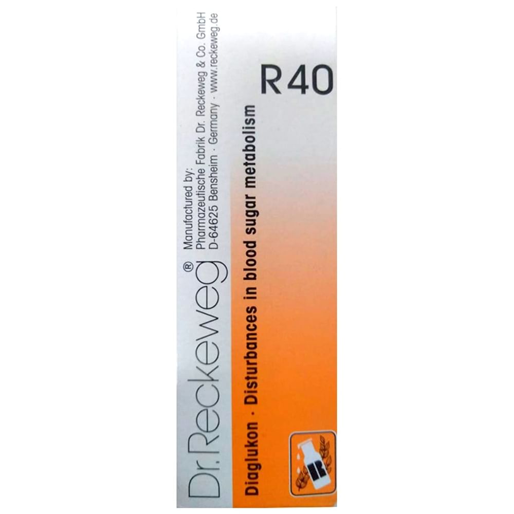 Dr. Reckeweg R40 Diabetes Drop Homeopathic Medicine