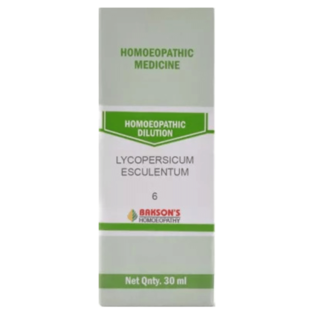 Bakson's Homeopathy Lycopersicum Esculentum Dilution 6 CH