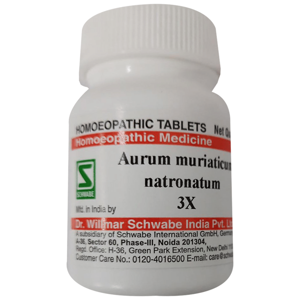 Dr Willmar Schwabe India Aurum Muriaticum Natronatum Trituration Tablet 3X