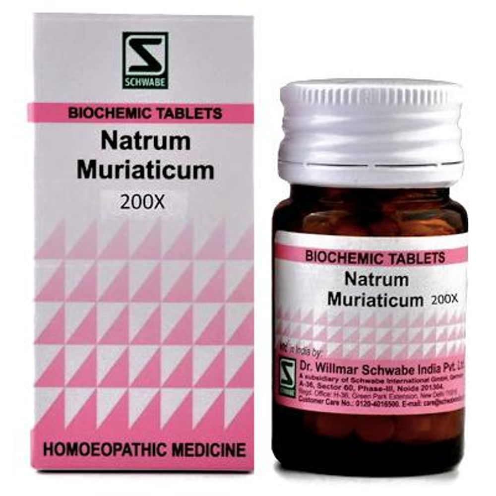 Dr Willmar Schwabe India Natrum Muriaticum Biochemic Tablet 200X