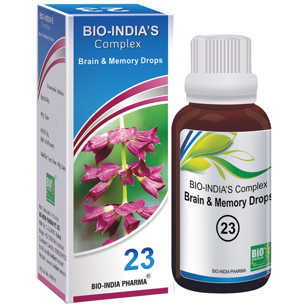 Bio India Complex 23 Brain & Memory Drop