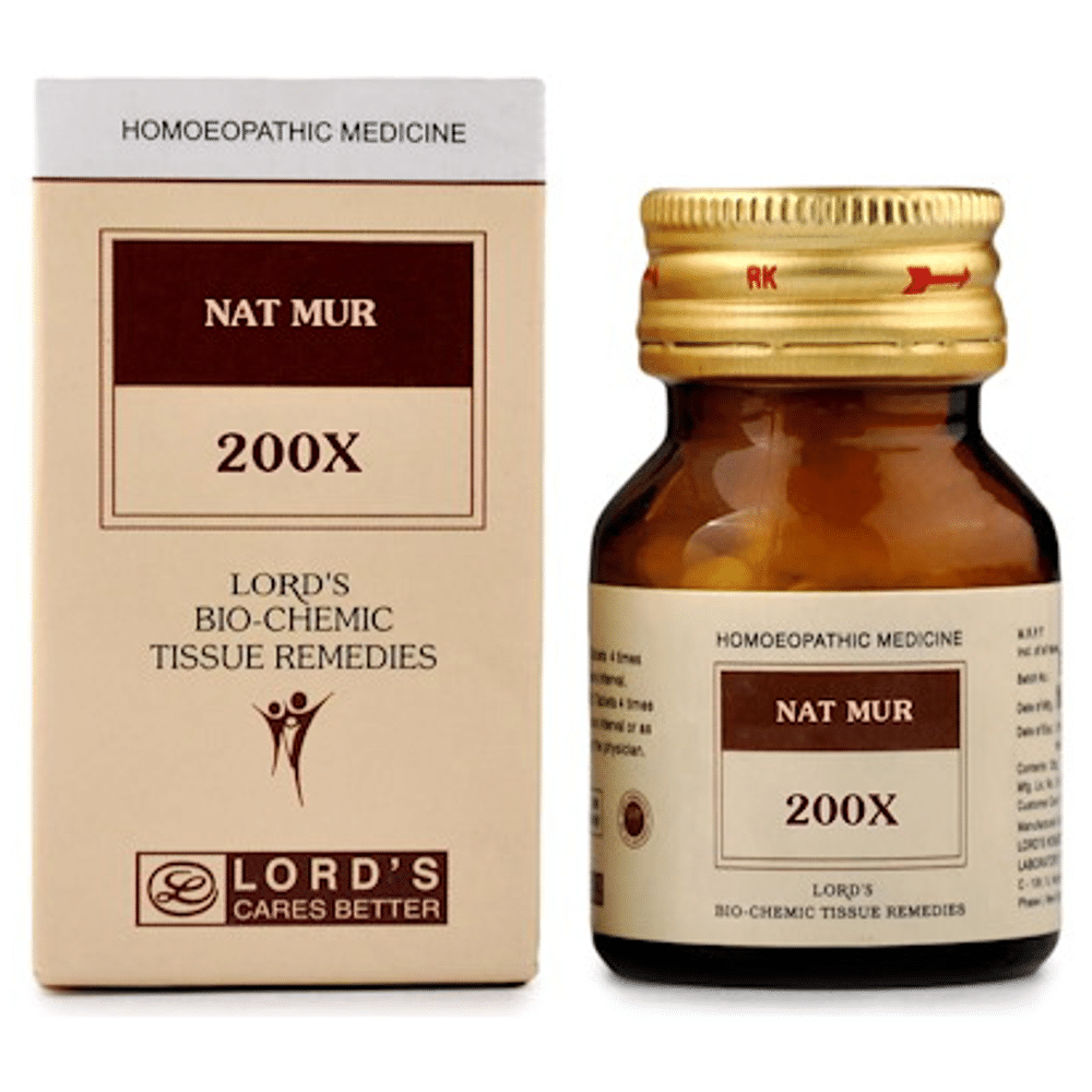 Lord's Nat Mur Biochemic Tablet 200X