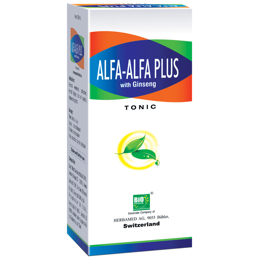 Bio India Alfa-Alfa Plus with Ginseng Tonic