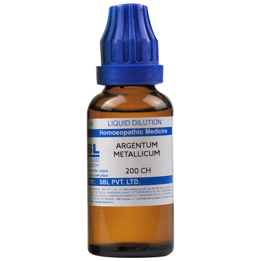 SBL Argentum Metallicum Dilution 200 CH